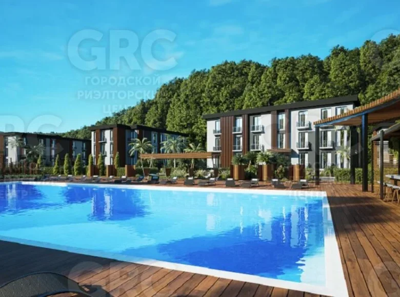 Apartamento 1 habitación 26 m² Resort Town of Sochi municipal formation, Rusia