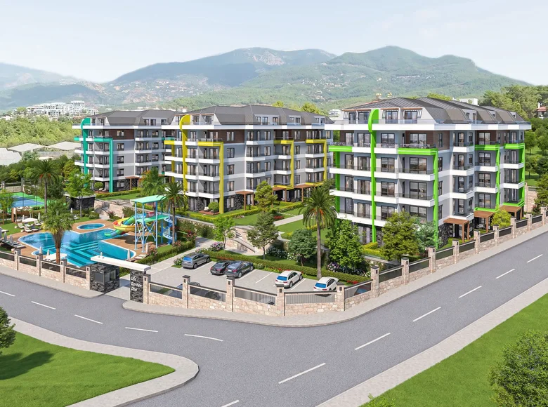 1 bedroom apartment  Oba, Turkey