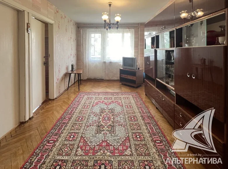 Appartement 3 chambres 49 m² Muchaviecki sielski Saviet, Bélarus