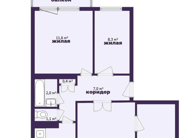 Maison 30 m² Borissov, Biélorussie