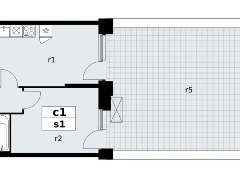 Apartamento 1 habitación 51 m² poselenie Sosenskoe, Rusia