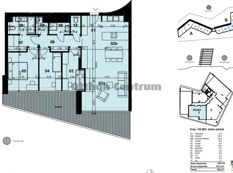 4 room apartment 97 m² Budapest, Hungary