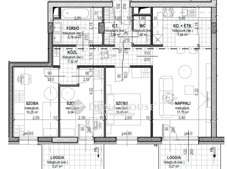 Wohnung 73 m² Debreceni jaras, Ungarn