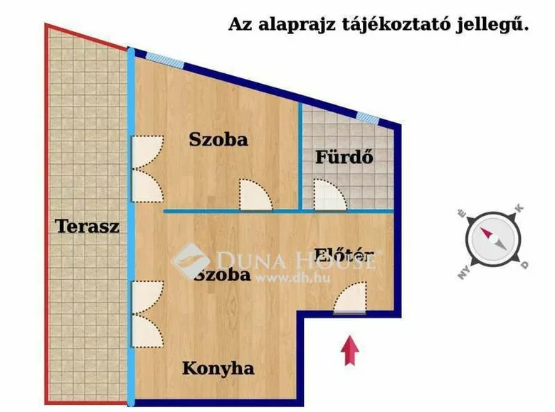 Mieszkanie 76 m² Kehidakustany, Węgry