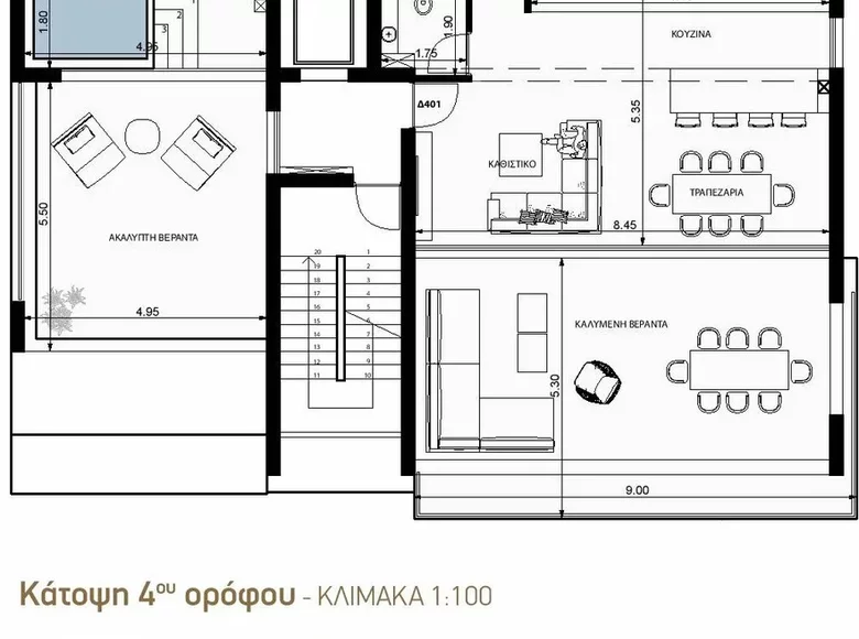 Mieszkanie 3 pokoi 177 m² Strovolos, Cyprus
