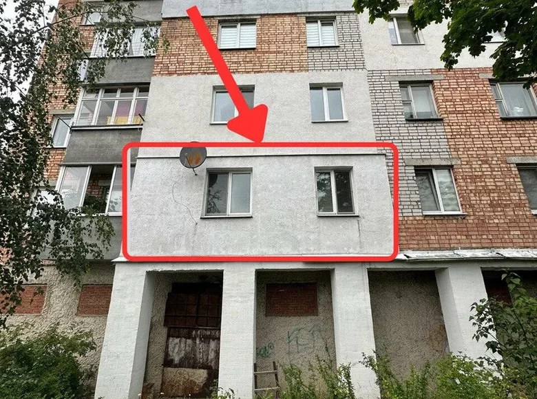 1 room apartment 35 m² Sucharukija, Belarus