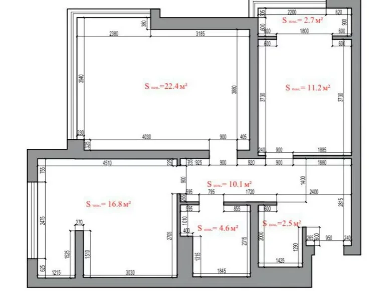 Appartement 2 chambres 71 m² Odessa, Ukraine