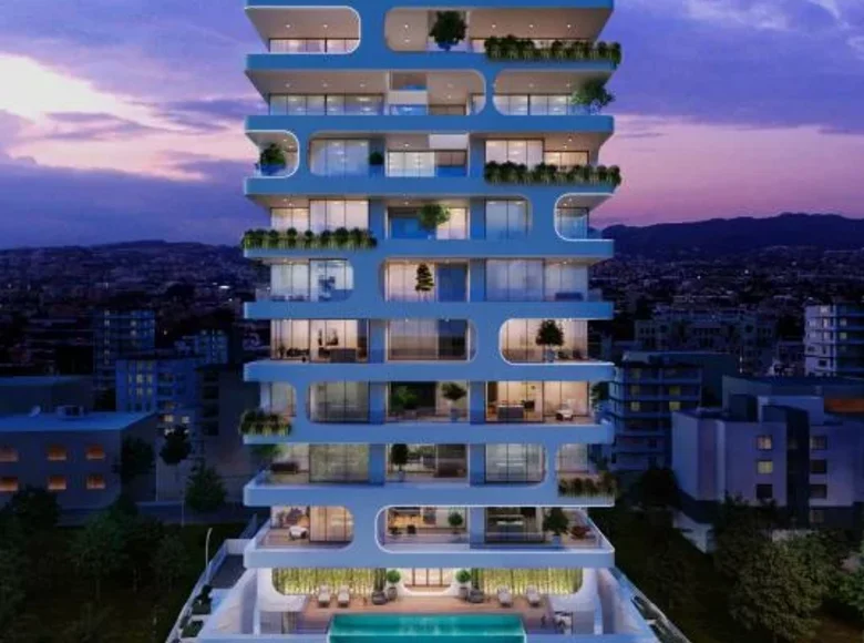 Mieszkanie 2 pokoi 80 m² Gmina Germasogeia, Cyprus