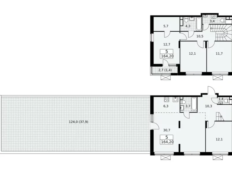 Квартира 5 комнат 164 м² поселение Сосенское, Россия