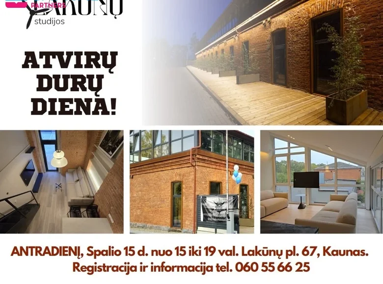 Mieszkanie 2 pokoi 32 m² Kowno, Litwa