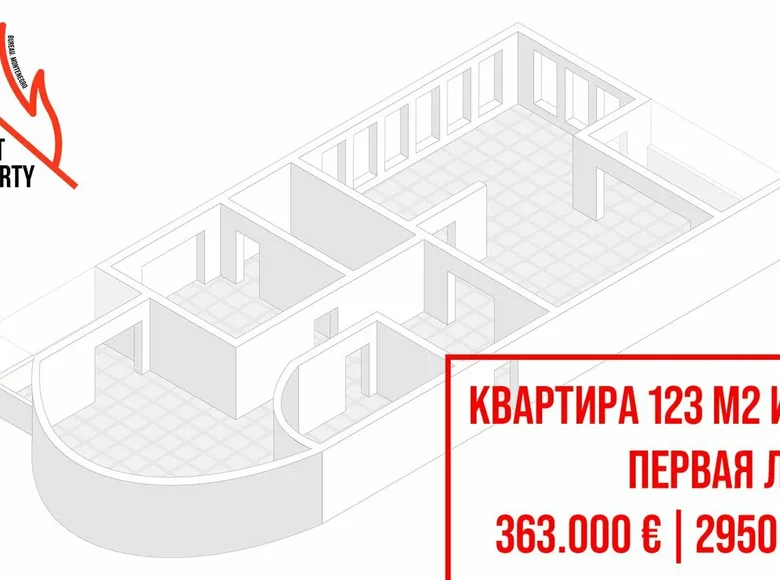 Apartamento 3 habitaciones 123 m² Igalo, Montenegro