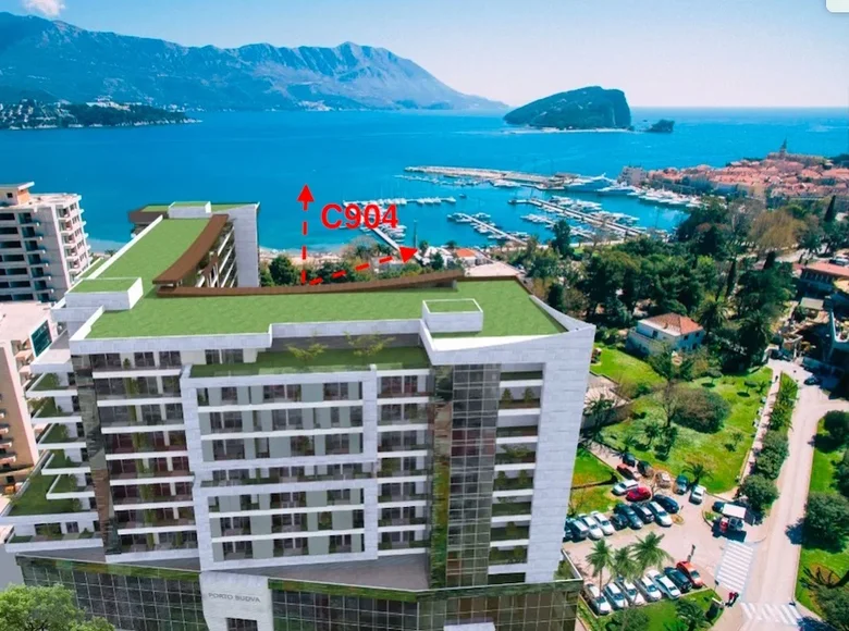 1-Schlafzimmer-Penthouse 86 m² Budva, Montenegro