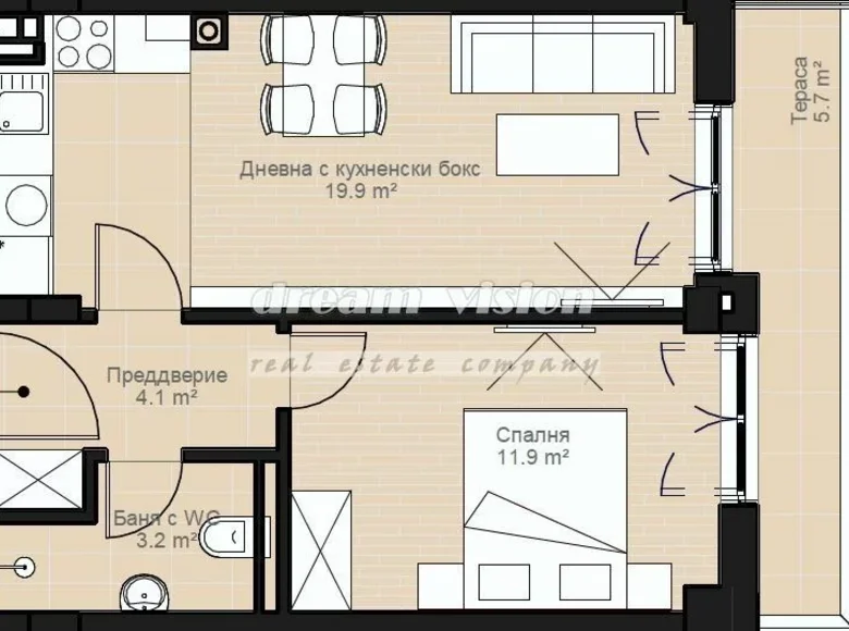 Apartamento 62 m² Provincia de Sofía, Bulgaria