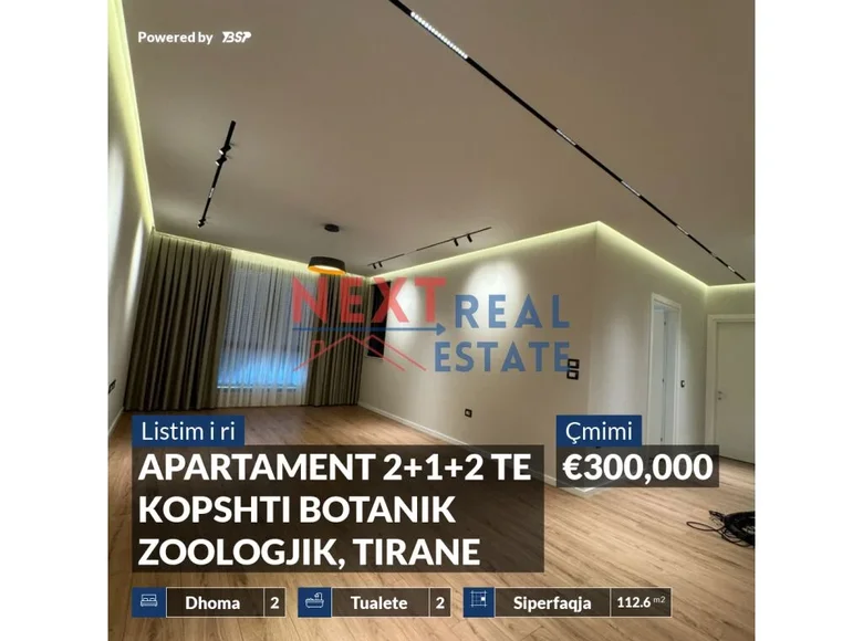 Mieszkanie 3 pokoi 96 m² Tirana, Albania