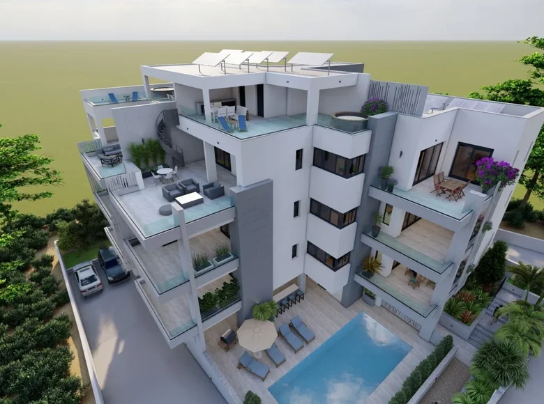 Mieszkanie 3 pokoi 155 m² Demos Agiou Athanasiou, Cypr