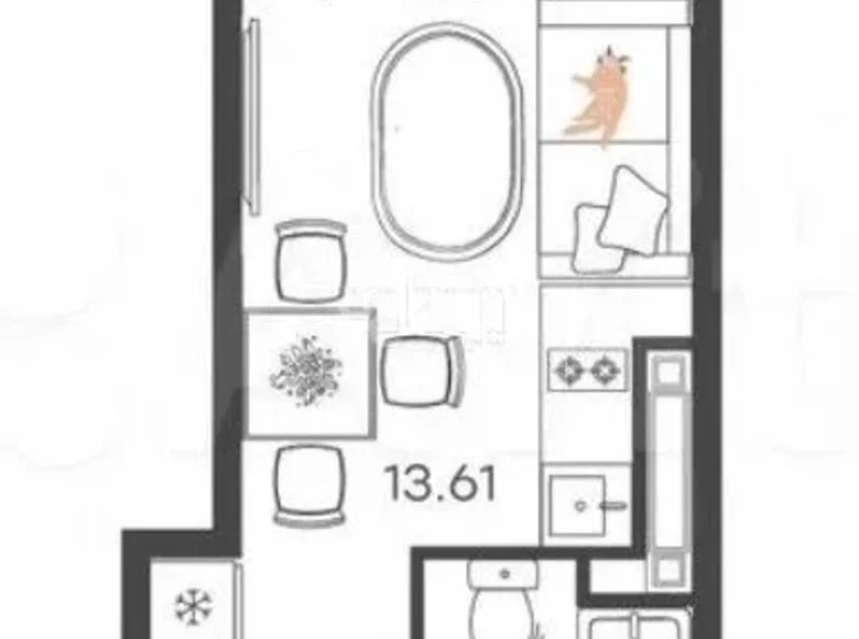 Квартира 19 м² Нижний Новгород, Россия