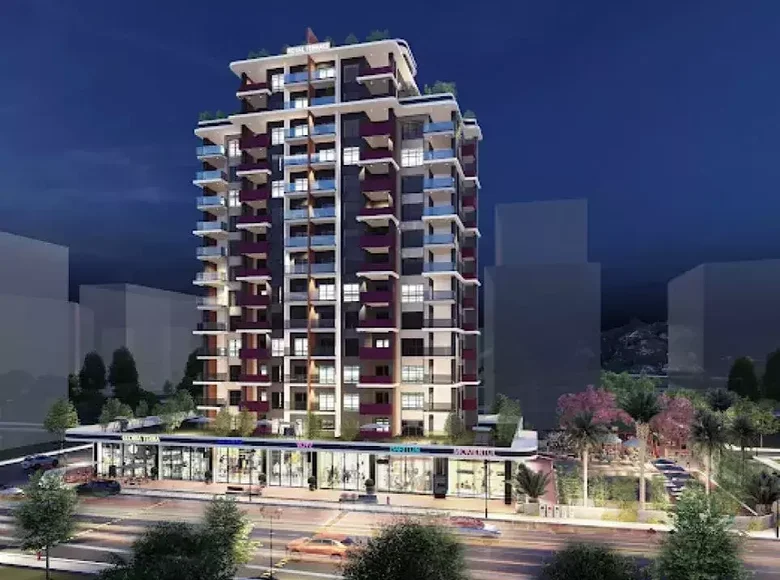 Mieszkanie 2 pokoi 74 m² Mezitli, Turcja