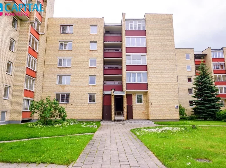 3 room apartment 65 m² Panevėžys, Lithuania