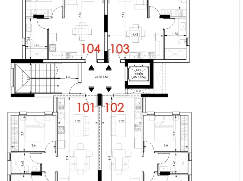 Appartement 1 chambre 51 m² Nicosie, Chypre