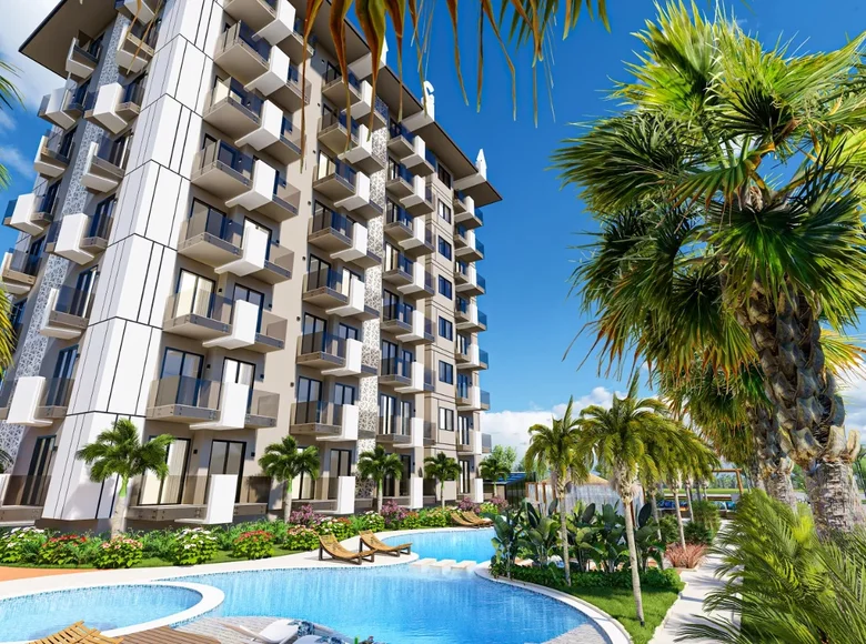 Mieszkanie 3 pokoi 53 m² Alanya, Turcja