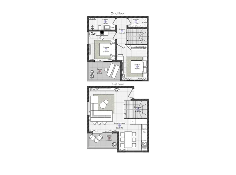 Appartement 2 chambres 90 m² Gazipasa, Turquie