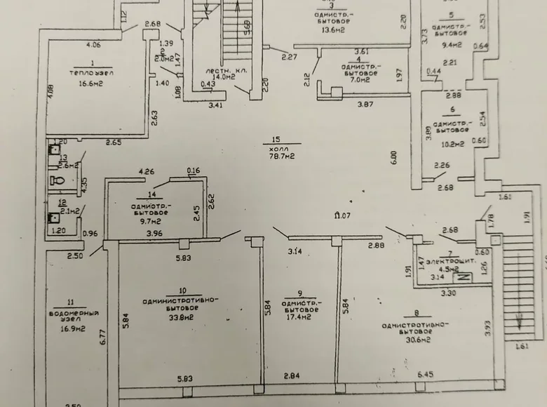 Commercial property 529 m² in Homel, Belarus