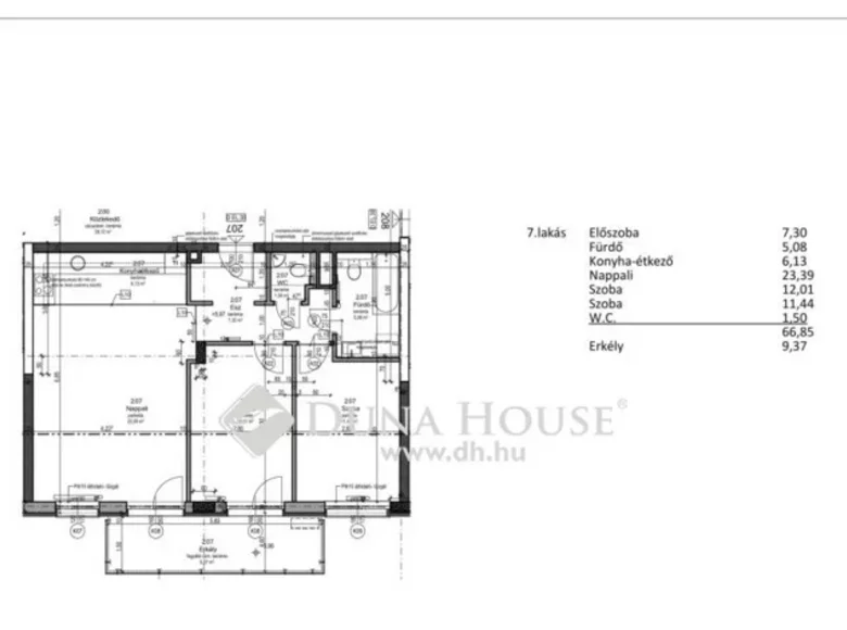 Apartment 72 m² Budapest, Hungary