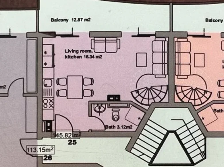 3 bedroom apartment 146 m² Sunny Beach Resort, Bulgaria