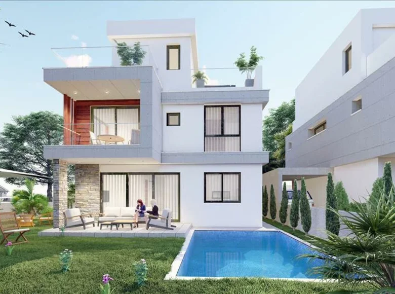 Mieszkanie 5 pokojów 151 m² Społeczność St. Tychon, Cyprus