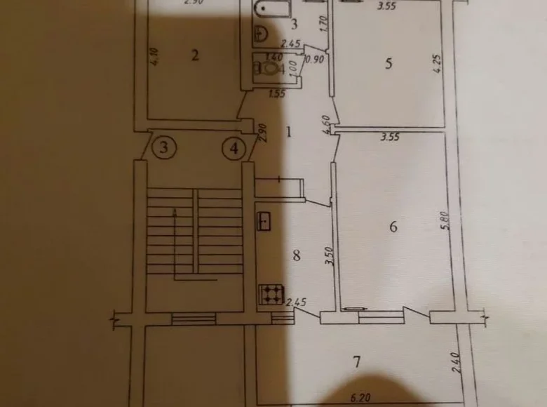 Квартира 3 комнаты 90 м² Ташкент, Узбекистан