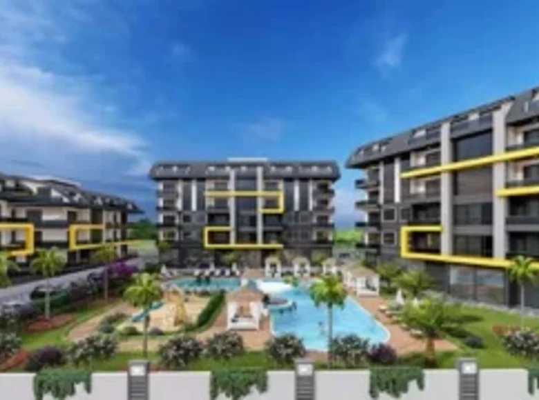 Wohnung 2 zimmer 59 m² Alanya, Türkei
