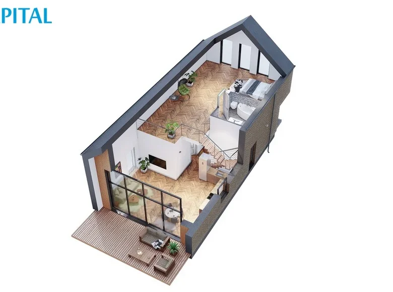 Casa 141 m² Daumantai, Lituania