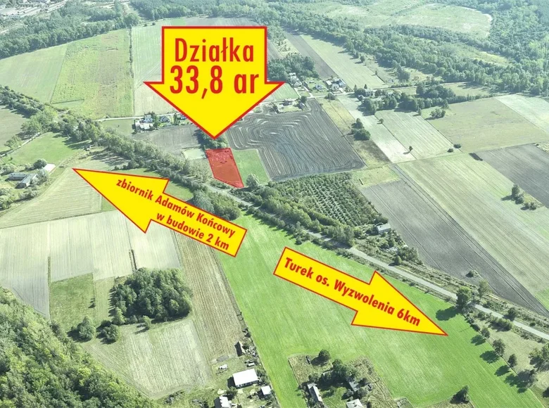 Land 3 379 m² Warenka, Poland