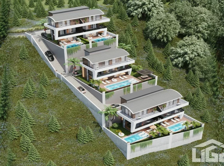 Villa de 4 habitaciones 218 m² Alanya, Turquía