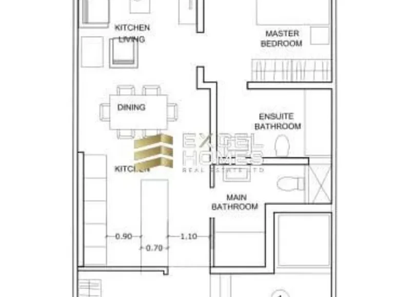 Wohnung 1 Schlafzimmer  Swieqi, Malta