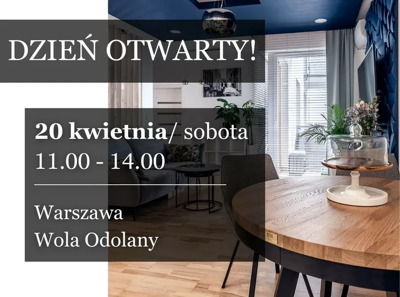Mieszkanie 2 pokoi 54 m² Warszawa, Polska