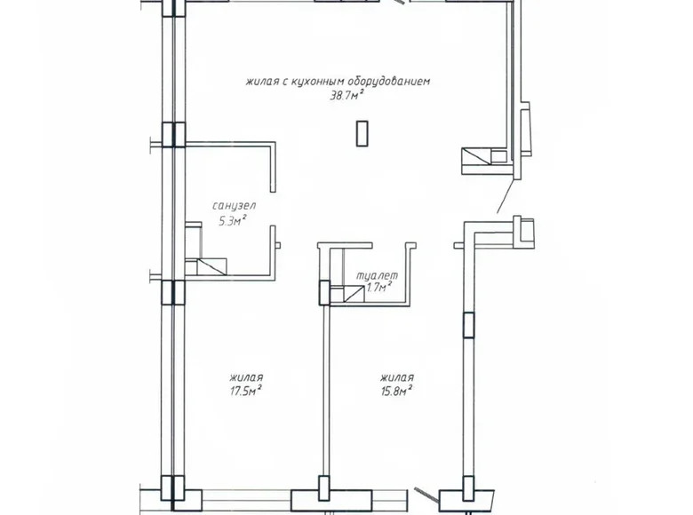 Appartement 3 chambres 85 m² Minsk, Bélarus
