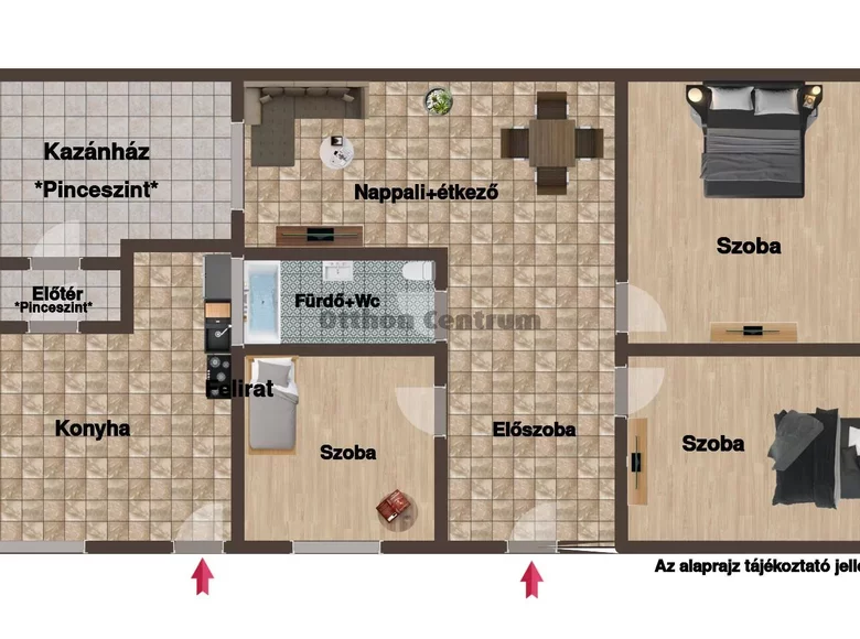Haus 4 Zimmer 100 m² Bajot, Ungarn