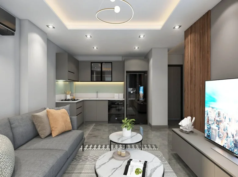 1 bedroom apartment 53 m² Mezitli, Turkey