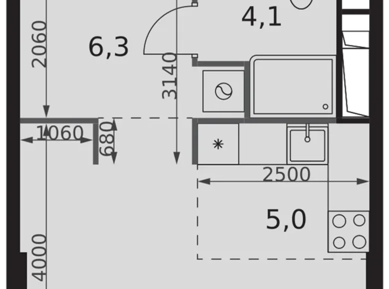 Estudio 1 habitación 30 m² North-Western Administrative Okrug, Rusia