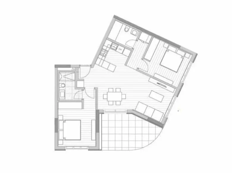 Квартира 2 спальни 101 м² муниципалитет Лимасол, Кипр