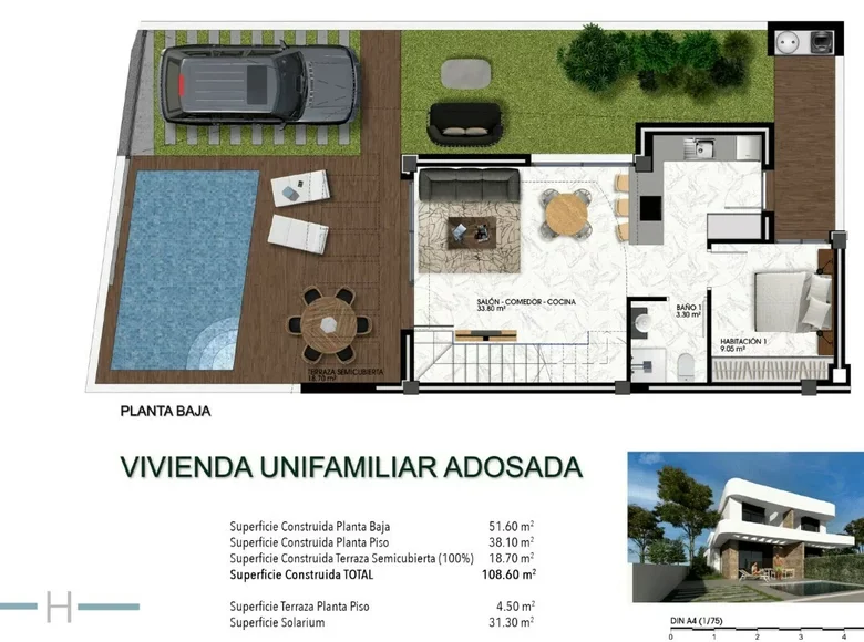 Maison 4 chambres 99 m² el Baix Segura La Vega Baja del Segura, Espagne