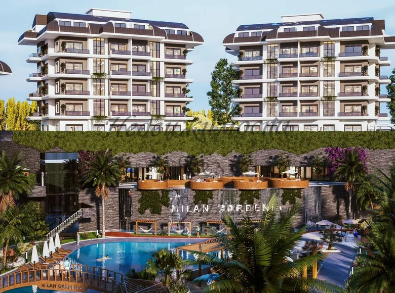 Mieszkanie 4 pokoi 90 m² Alanya, Turcja