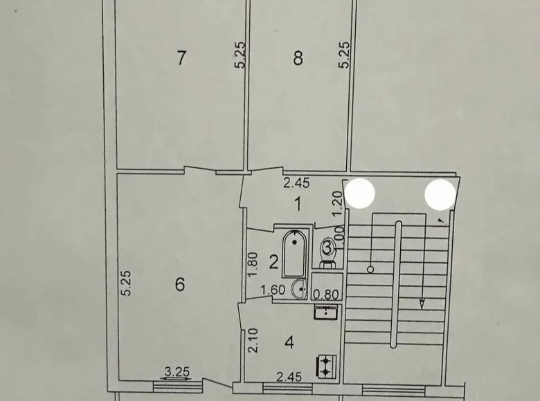 Квартира 3 комнаты 70 м² Ташкент, Узбекистан