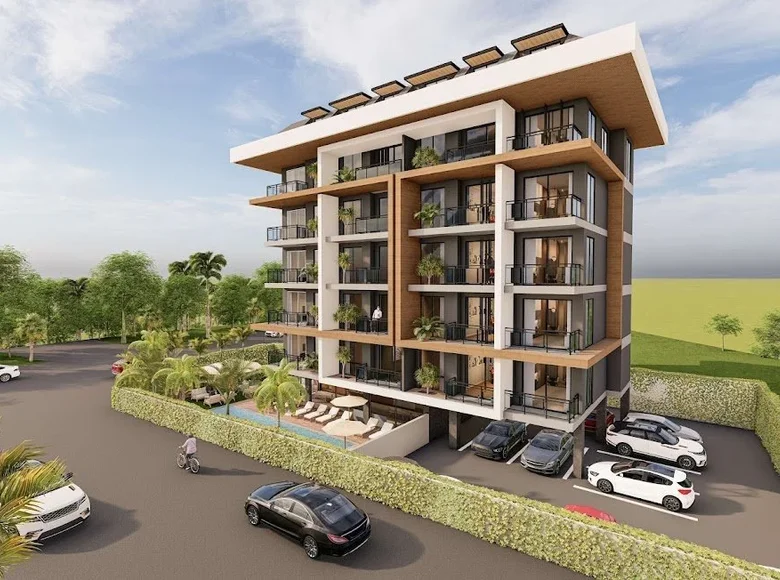 1 bedroom apartment 59 m² Oba, Turkey