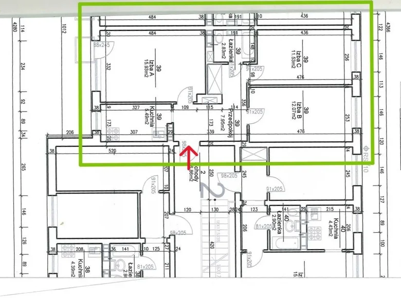 Wohnung 3 zimmer 56 m² Warschau, Polen