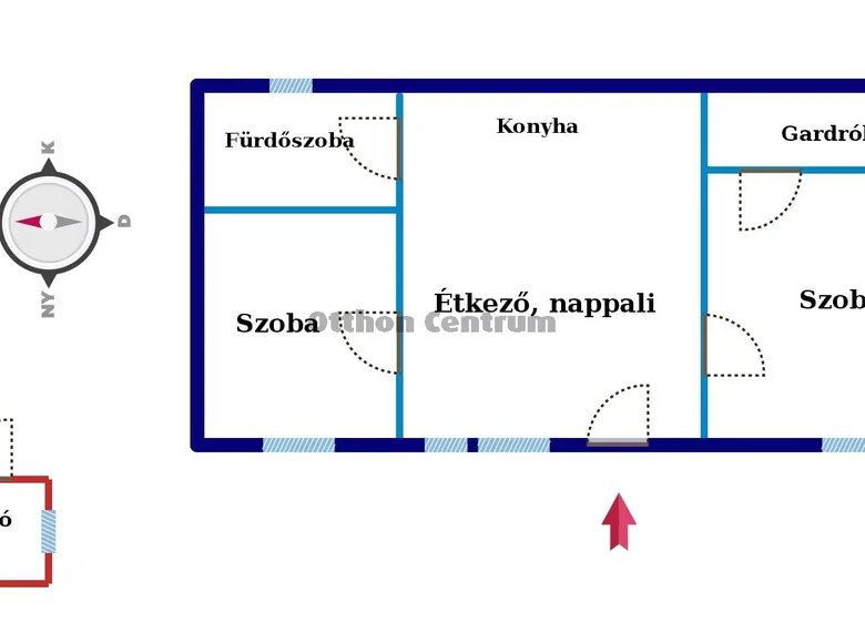 Dom 3 pokoi 57 m² Debreceni jaras, Węgry
