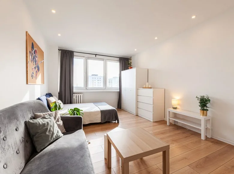 Квартира 1 комната 35 м² Лодзь, Польша
