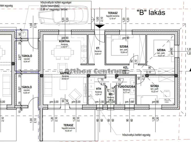 Dom 4 pokoi 80 m² Kiskunlachaza, Węgry