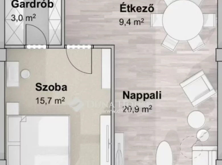 Квартира 73 м² Szegedi jaras, Венгрия
